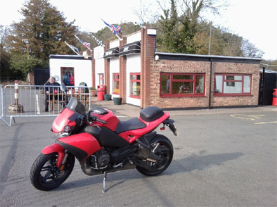 Buell                      1125 CR at the Super Sausage Cafe