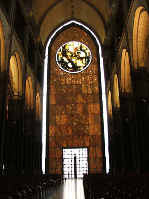 Lille Cathedral inside          view