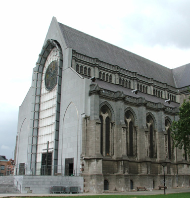 Lille Cathedral outside view