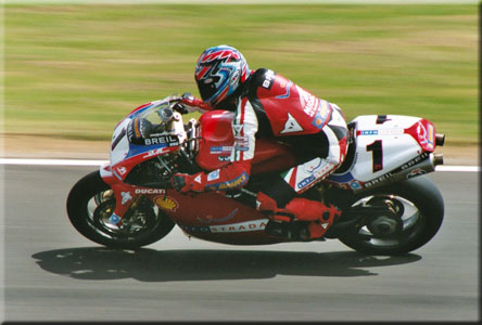 2001 champion          Troy Bayliss factory Ducati rider. 